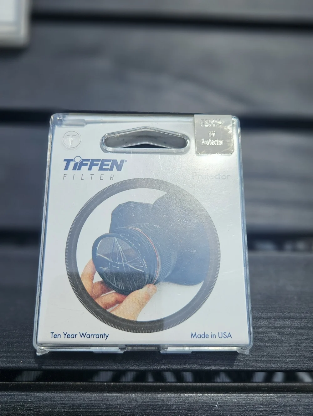 Tiffen 55UVP Slim 55mm UV Protection Filter for Camera Lens, Clear Optical Glass